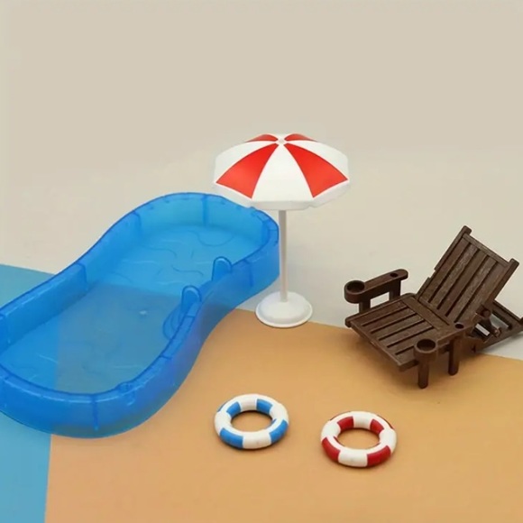 Miniature Doll House Pool + More - Picture 10 of 16